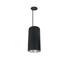 Nora NYLS3-6C1L335FC12DBB/PEM - 6" Sapphire III Cable Mount Black Cylinder Pre-Wired for EM Driver, Diffused Clear