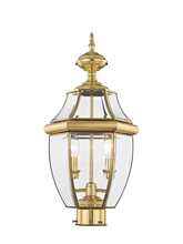 Livex Lighting 2254-02 - 2 Light PB Outdoor Post Lantern