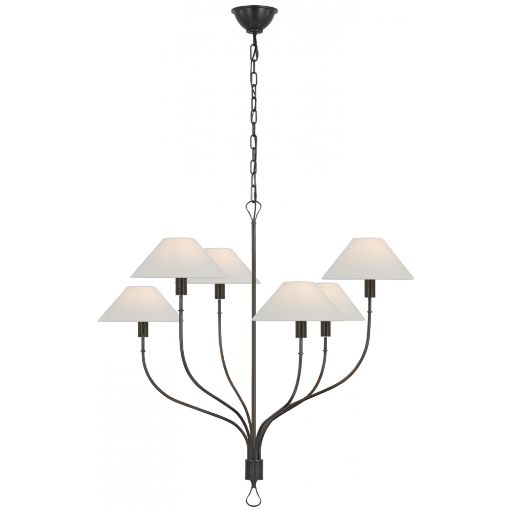 VC Studio Collection Griffin Staggered Tail Chandelier - Thumbnail 2