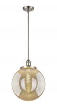 Innovations Lighting 201S-SN-G208-14 - Beacon - 1 Light - 14 inch - Brushed Satin Nickel - Stem Hung - Pendant