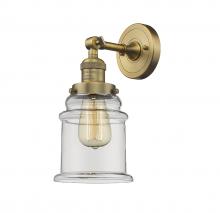 Innovations Lighting 203-BB-G182 - Canton - 1 Light - 7 inch - Brushed Brass - Sconce