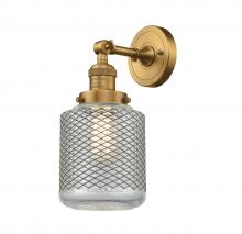 Innovations Lighting 203-BB-G262 - Stanton - 1 Light - 6 inch - Brushed Brass - Adjustable Sconce