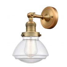 Innovations Lighting 203-BB-G322 - Olean - 1 Light - 7 inch - Brushed Brass - Sconce