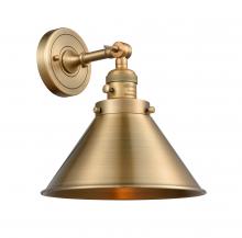 Innovations Lighting 203SW-BB-M10-BB-LED - Briarcliff - 1 Light - 10 inch - Brushed Brass - Sconce