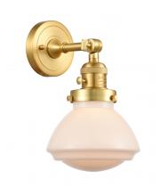 Innovations Lighting 203SW-SG-G321 - Olean - 1 Light - 7 inch - Satin Gold - Adjustable Sconce