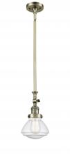 Innovations Lighting 206-AB-G324 - Olean - 1 Light - 7 inch - Antique Brass - Stem Hung - Adjustable Mini Pendant
