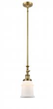 Innovations Lighting 206-BB-G181 - Canton - 1 Light - 6 inch - Brushed Brass - Stem Hung - Adjustable Mini Pendant