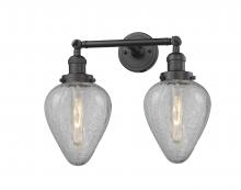 Innovations Lighting 208-OB-G165 - Geneseo - 2 Light - 17 inch - Oil Rubbed Bronze - Adjustable Bath Vanity Light