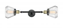 Innovations Lighting 208L-BAB-G172-LED - Fulton - 2 Light - 7 inch - Black Antique Brass - Adjustable Bath Vanity Light