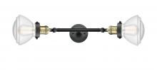 Innovations Lighting 208L-BAB-G324 - Olean - 2 Light - 7 inch - Black Antique Brass - Adjustable Bath Vanity Light