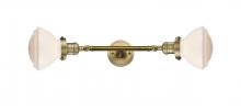 Innovations Lighting 208L-BB-G321 - Olean - 2 Light - 7 inch - Brushed Brass - Adjustable Bath Vanity Light