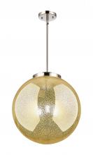Innovations Lighting 221-3S-PN-G208-16 - Beacon - 3 Light - 16 inch - Polished Nickel - Cord hung - Pendant