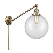 Innovations Lighting 237-AB-G202-10 - Beacon - 1 Light - 10 inch - Antique Brass -Adjustable Swing Arm
