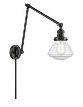 Innovations Lighting 238-BK-G324 - Olean - 1 Light - 9 inch - Matte Black -Adjustable Swing Arm
