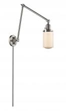 Innovations Lighting 238-SN-G311 - Dover - 1 Light - 5 inch - Brushed Satin Nickel -Adjustable Swing Arm