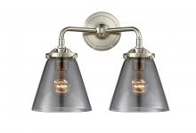 Innovations Lighting 284-2W-SN-G63 - Cone - 2 Light - 14 inch - Brushed Satin Nickel - Bath Vanity Light