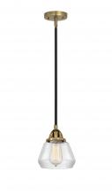 Innovations Lighting 288-1S-BAB-G172 - Fulton - 1 Light - 7 inch - Black Antique Brass - Cord hung - Mini Pendant