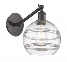 Innovations Lighting 317-1W-OB-G556-8CL - Rochester - 1 Light - 8 inch - Oil Rubbed Bronze - Adjustable Sconce