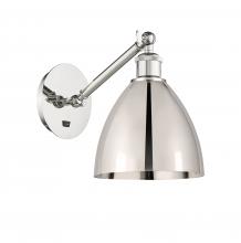 Innovations Lighting 317-1W-PN-MBD-75-PN - Bristol - 1 Light - 8 inch - Polished Nickel - Adjustable Sconce