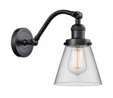Innovations Lighting 515-1W-BK-G62 - Cone - 1 Light - 7 inch - Matte Black - Adjustable Sconce
