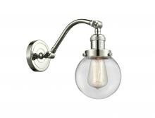 Innovations Lighting 515-1W-PN-G202-6 - Beacon - 1 Light - 6 inch - Polished Nickel - Adjustable Sconce
