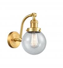 Innovations Lighting 515-1W-SG-G204-6 - Beacon - 1 Light - 6 inch - Satin Gold - Adjustable Sconce