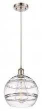 Innovations Lighting 516-1P-SN-G556-10CL - Rochester - 1 Light - 10 inch - Brushed Satin Nickel - Cord hung - Mini Pendant