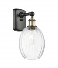 Innovations Lighting 516-1W-BAB-G459-6CL - Preston Bulb - 1 Light - 6 inch - Black Antique Brass - Sconce