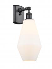 Innovations Lighting 516-1W-BK-G651-7 - Cindyrella - 1 Light - 7 inch - Matte Black - Sconce