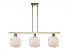 Innovations Lighting 516-3I-AB-G121-8RW - Farmhouse Rope - 3 Light - 36 inch - Antique Brass - Stem Hung - Island Light