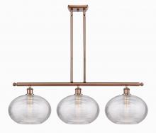 Innovations Lighting 516-3I-AC-G555-12CL - Ithaca - 3 Light - 39 inch - Antique Copper - Cord hung - Island Light