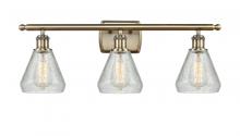 Innovations Lighting 516-3W-AB-G275 - Conesus - 3 Light - 26 inch - Antique Brass - Bath Vanity Light