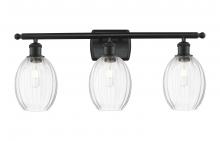 Innovations Lighting 516-3W-BK-G459-6CL - Preston Bulb - 3 Light - 26 inch - Matte Black - Bath Vanity Light