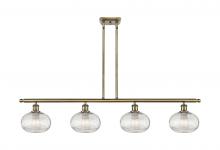Innovations Lighting 516-4I-AB-G555-8CL - Ithaca - 4 Light - 48 inch - Antique Brass - Cord hung - Island Light