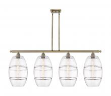 Innovations Lighting 516-4I-AB-G557-10CL - Vaz - 4 Light - 48 inch - Antique Brass - Cord hung - Island Light