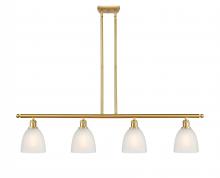 Innovations Lighting 516-4I-SG-G381 - Castile - 4 Light - 48 inch - Satin Gold - Cord hung - Island Light