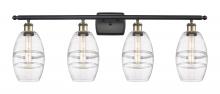 Innovations Lighting 516-4W-BAB-G557-6CL - Vaz - 4 Light - 36 inch - Black Antique Brass - Bath Vanity Light