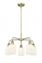 Innovations Lighting 516-5CR-AB-G559-5GWH - Bridal Veil - 5 Light - 23 inch - Antique Brass - Chandelier