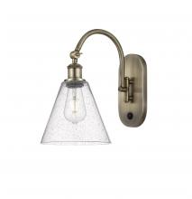 Innovations Lighting 518-1W-AB-GBC-84 - Berkshire - 1 Light - 8 inch - Antique Brass - Adjustable Swing Arm
