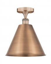 Innovations Lighting 616-1F-AC-MBC-12-AC - Berkshire - 1 Light - 12 inch - Antique Copper - Semi-Flush Mount