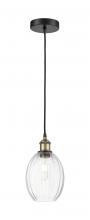 Innovations Lighting 616-1P-BAB-G459-6CL - Preston Bulb - 1 Light - 6 inch - Black Antique Brass - Cord hung - Mini Pendant