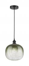 Innovations Lighting 616-1P-BK-G481-10SL - Brookhaven Sphere - 1 Light - 11 inch - Matte Black - Cord hung - Mini Pendant