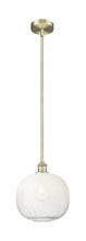 Innovations Lighting 616-1S-AB-G481-10OP - Brookhaven Sphere - 1 Light - 11 inch - Antique Brass - Stem hung - Mini Pendant
