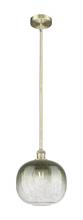 Innovations Lighting 616-1S-AB-G481-10SL - Brookhaven Sphere - 1 Light - 11 inch - Antique Brass - Stem hung - Mini Pendant