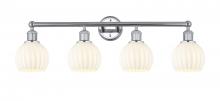 Innovations Lighting 616-4W-PC-G1217-6WV - White Venetian - 4 Light - 33 inch - Polished Chrome - Bath Vanity Light