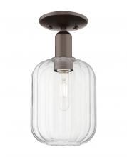 Innovations Lighting 716-1C-OB-G460-7CL - Preston - 1 Light - 6 inch - Oil Rubbed Bronze - Semi-Flush Mount