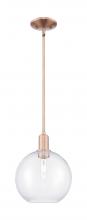 Innovations Lighting 716-1S-AC-G122-10 - Athens - 1 Light - 10 inch - Antique Copper - Stem hung - Mini Pendant