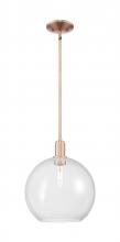 Innovations Lighting 716-1S-AC-G122-12 - Athens - 1 Light - 12 inch - Antique Copper - Stem hung - Mini Pendant