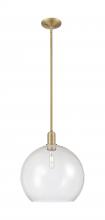 Innovations Lighting 716-1S-BB-G124-14 - Athens - 1 Light - 14 inch - Brushed Brass - Stem hung - Mini Pendant