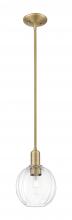 Innovations Lighting 716-1S-BB-G458-7CL - Preston - 1 Light - 6 inch - Brushed Brass - Mini Pendant